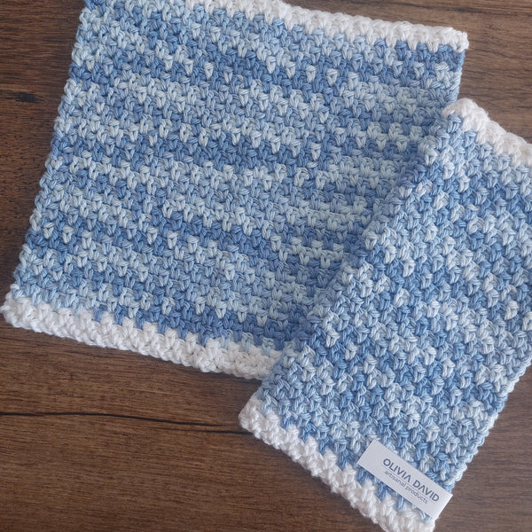 Washcloth - Faded Denim