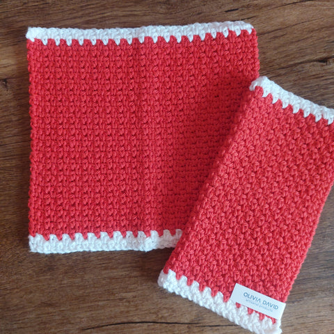 Washcloth - Red